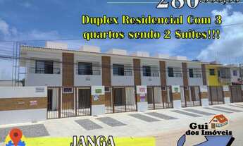 Imagem: Casas Duplex individual com 69m² de 3 quartos