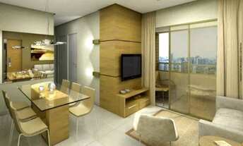 Imagem: AG Apartamento de 58m² com 2 quartos na