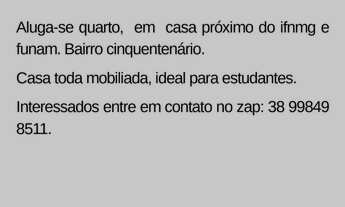Imagem: Alugo quarto, em casa mobiliada. Casa proxima
