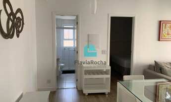 Imagem 2: Apartamento com 1 dormitório para alugar, 50 m² por R$ 3.100,00/mês - Alphaville - Barueri