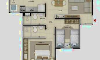 Imagem 4: Alugo apartamento no Conquista Premium Aleixo
