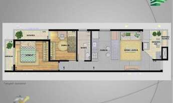 Imagem 6: Apartamento com 2 dormitórios à venda, 53 m² por R$ 365.000 - Parque das Nações - Santo An