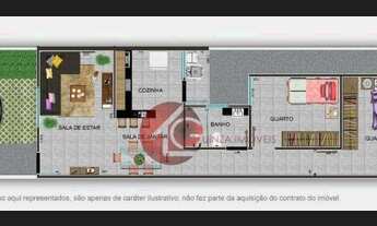 Imagem 2: Casa com 2 dormitórios à venda, 64 m² por R$ 210.000 - Laranjeiras - Uberlândia/MG