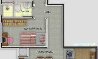 Imagem 3: Apartamento à venda, 51 m² por R$ 234.970,00 - Centro/ Guarani - Novo Hamburgo/RS