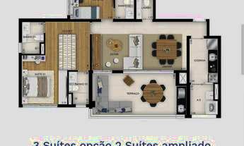 Imagem 5: Apartamento 110m2, 3 suítes, 2 vagas demarcadas no Alto da Boa Vista