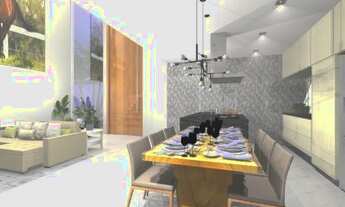 Imagem 3: Casa em cond. fechado com 4 qts suítes, piscina, quadra, 250 m² por R$ 980.000 - Porta Flo