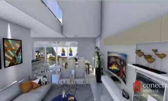 Imagem 2: Casa com 3 dormitórios à venda, 136 m² por R$ 1.100.000,00 - Residencial Terras da Estânci