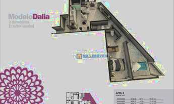 Imagem 4: Apartamento com 2 dormitórios à venda, 58 m² por R$ 423.906,00 - Vila Gardênia - Atibaia/S