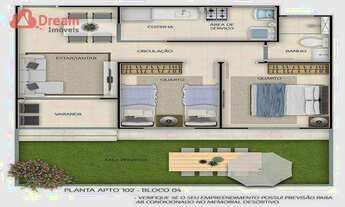 Imagem 4: Apartamento 2 dormitórios à venda, 44 m² por R$ 196.000 - Campo Grande - Rio de Janeiro/RJ