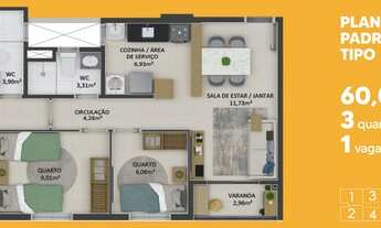 Imagem 7: APT 250, M.Lar Sul, Apartamentos com Lazer completo, elavador