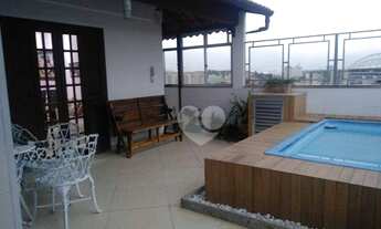 Imagem 2: Cobertura linear com 3 quartos (1 suíte), piscina, churrasqueira, vaga, lazer total, à ven