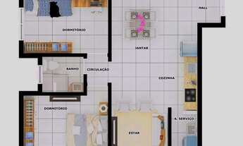 Imagem 3: Apartamento com 2 dormitórios à venda, 57 m² por R$ 195.000,00 - Vera Cruz - Gravataí/RS