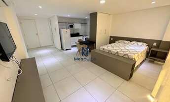 Imagem 2: Flat mobiliado para locação em Ponta de Campina. Próximo do Lovina