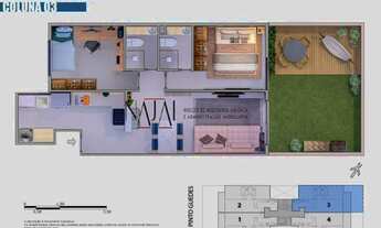 Imagem 5: Apartamento 02 quartos, 01 suíte, na Tijuca-Lançamento