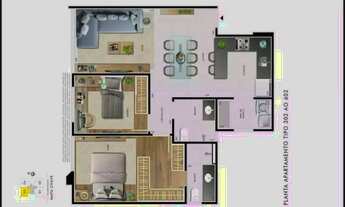 Imagem 3: Apartamento à venda, 2 quartos, 1 suíte, 2 vagas, Castelo - Belo Horizonte/MG