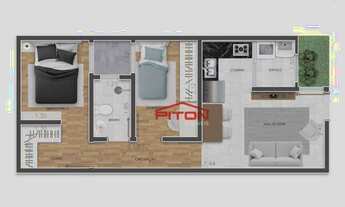 Imagem 3: Apartamento com 2 dormitórios à venda, 45 m² por R$ 290.000,00 - Vila Carrão - São Paulo/S