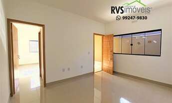 Imagem 4: Casa com 3 quartos em Vila Maria - Aparecida de Goiânia - GO. Ampla varanda gourmet