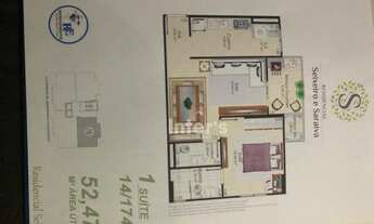 Imagem 2: Apartamento com 1 dormitório à venda, 52 m² por R$ 220.000 - Aviação - Praia Grande/SP