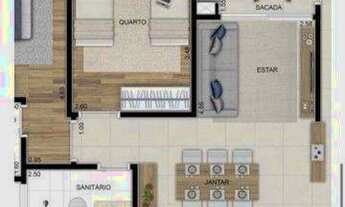 Imagem 2: Apartamento com 2 dormitórios à venda, 62 m² por R$ 335.000,00 - Parque Industrial - São J