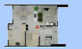 Imagem 6: Sobrado com 3 dormitórios à venda, 175 m² por R$ 739.000,00 - Xaxim - Curitiba/PR