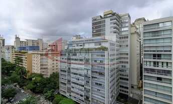 Imagem 5: Apê Iluminado, em andar alto, na Avenida Higienópolis com 2 vagas de garagem! 143m² úteis