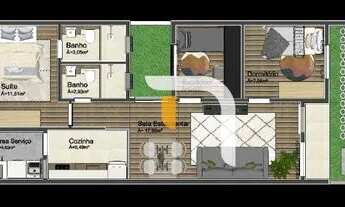 Imagem 3: Casa com 3 dormitórios à venda, 75 m² por R$ 360.000,00 - Reserva Dom Feliciano - Gravataí