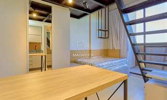 Imagem 2: MORAR OU INVESTIR... LINDO STUDIO TODO MOBILIADO APARTAMENTO COM PÉ DIREIRO DUPLO E