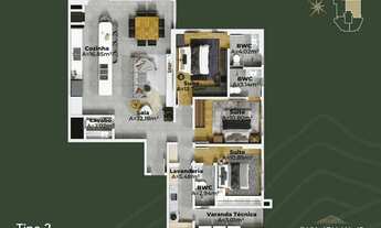 Imagem: Apartamento - 3 dormitórios - 3 Suítes