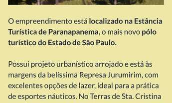 Imagem 2: Lote 450 m2 Terras De Sta Cristina V Paranapanema SP