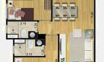 Imagem 6: Apartamento com 2 dormitórios próximo a aV do Cursino