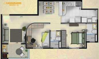 Imagem 5: Apartamento com 2 dormitórios à venda, 69 m² por R$ 420.000,00 - Parque Industrial - São J