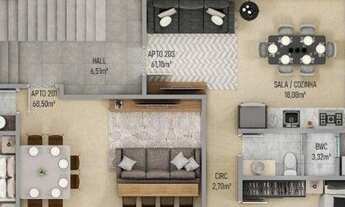 Imagem 3: Apartamento no bairro Meia Praia