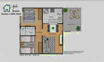 Imagem 2: 2 dormitórios com lazer