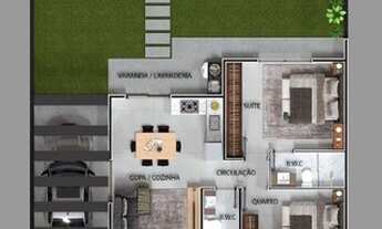 Imagem 2: Casa com 2 dormitórios à venda, 65 m² por R$ 335.000,00 - Itajuba - Barra Velha/SC
