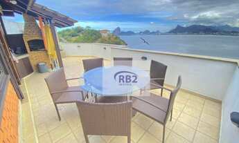 Imagem 4: Cobertura com espetacular vista permanente para a baía