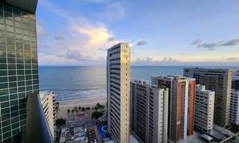 Imagem 6: Apartamento 2 quartos, 56m2, andar alto, varanda, mobiliado, no Studio Portal dos Arrecife