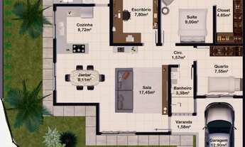 Imagem 3: Belvedere - Alvorada - Casa Linear- 03 Quartos / 1 Suite - 106 M²