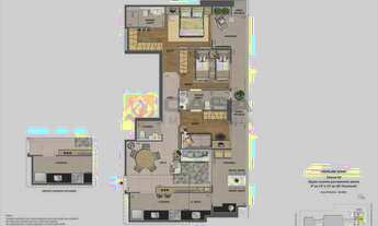 Imagem: P-Incrível Apartamento com 3 Suítes Varanda