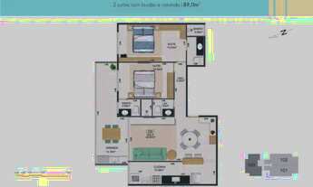 Imagem 4: Apartamentos 2 suítes - Jardim Oceânico - Avenida Gilberto Amado - Quebra Mar