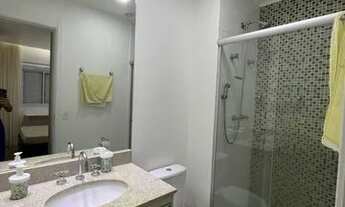 Imagem 5: Alugo apto com 47 m2, 1 quarto, 1 suíte, lavabo, mobiliado, em Boqueirão - Santos - SP