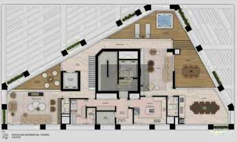 Imagem 3: Apartamento com 3 dormitórios à venda, 212 m² por R$ 3.122.000,00 - Mossunguê - Curitiba/P