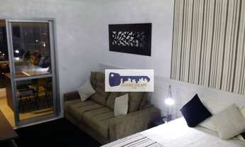 Imagem 3: Apartamento com 1 dormitório para alugar, 36 m² por R$ 3.675/mês - Moema - São Paulo/SP