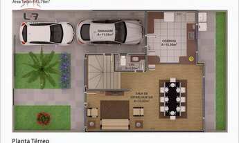 Imagem 6: Casa com 3 dormitórios à venda, 146 m² por R$ 1.175.000,00 - Água Verde - Curitiba/PR