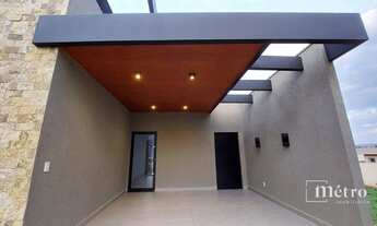 Imagem 2: Casa Térrea, linda fachada, construção nova, Buona Vita Ribeirão, acabamento alto padrão