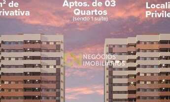 Imagem 2: Apartamento com 3 dormitórios à venda, 76 m² por R$ 350.000,00 - Dix-Sept Rosado - Natal/R