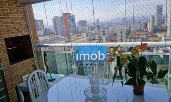 Imagem 4: Apartamento com 3 dormitórios à venda, 109 m² por R$ 1.180.000,00 - Gonzaga - Santos/SP