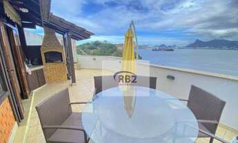 Imagem 3: Cobertura com espetacular vista permanente para a baía