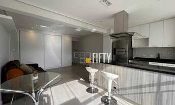 Imagem 2: Apartamento com 1 dormitório para alugar, 51 m² por R$ 3.800,00/mês - Brooklin - São Paulo