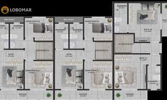 Imagem 6: Sobrado com 2 suites com piscina à venda, 94 m² por R$ 399.000,00 - Itajuba - Barra Velha