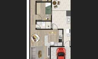 Imagem 2: Casa com 3 dormitórios à venda, 108 m² por R$ 570.000,00 - Condomínio Residencial Villaggi